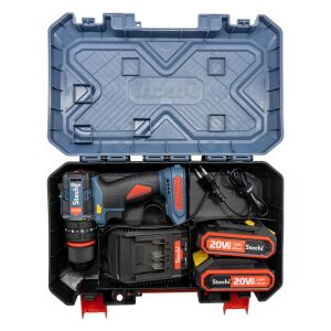 Stechend SX22-2X2.0 Akülü Kömürsüz Darbeli Matkap 20V 2.0Ah 60Nm