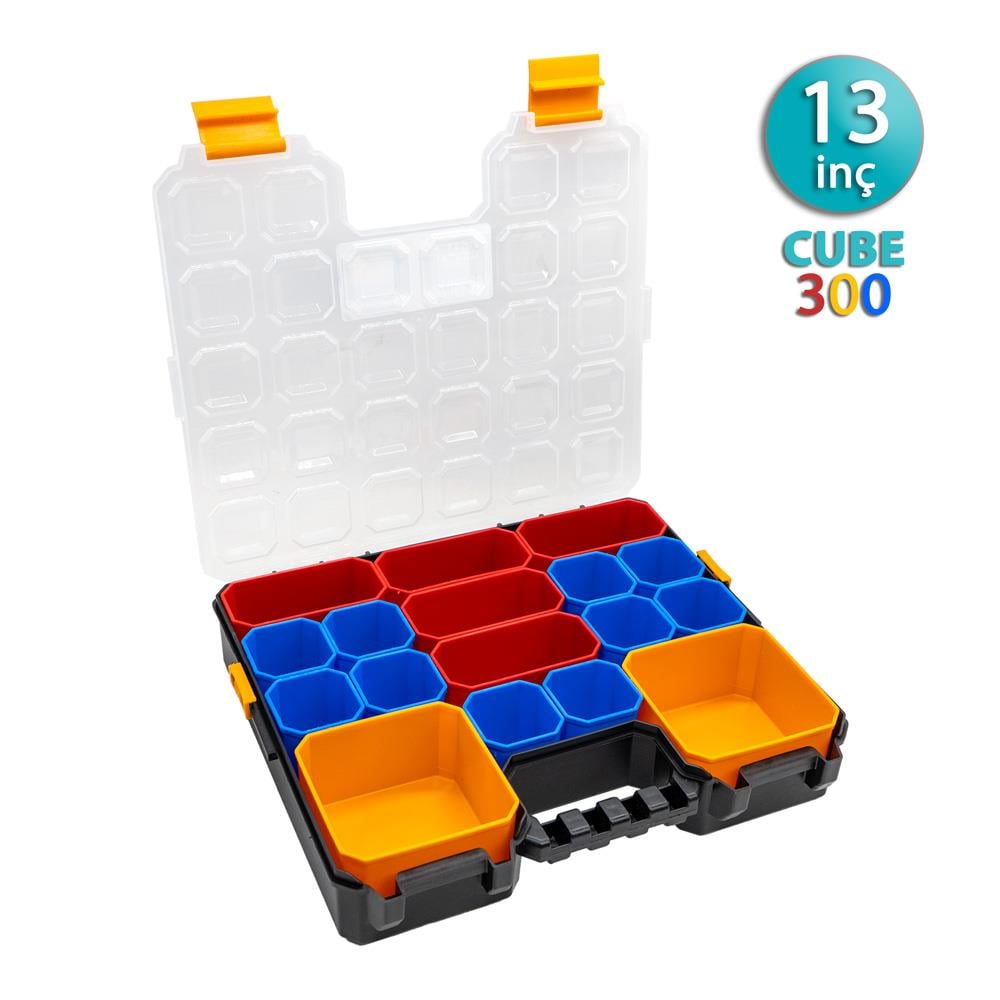 Eurostar KK11913 CUBE300 Küp Organizer Kutu 13'' (33.5x28.5x6.3 cm)