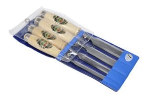 Kirschen Two Cherries Ahşap Saplı Düz Iskarpela Seti 4 Parça Poşetli