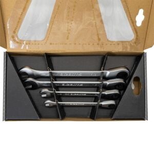 İzeltaş 13000005343 Cırcır Kombine Anahtar Takımı - 4 Parça