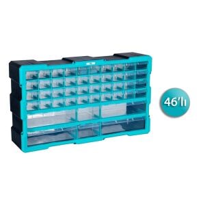 Eurostar KKD5146 Yatay Monoblok Organizer Çekmece Seti 46'lı