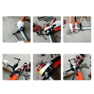 Euromax EXWT1075A Elektrikli El Tipi Pafta Makinesi 1/2''-2'' 2300W