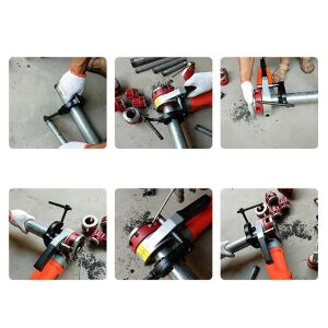 Euromax EXWT1075A Elektrikli El Tipi Pafta Makinesi 1/2''-2'' 2300W