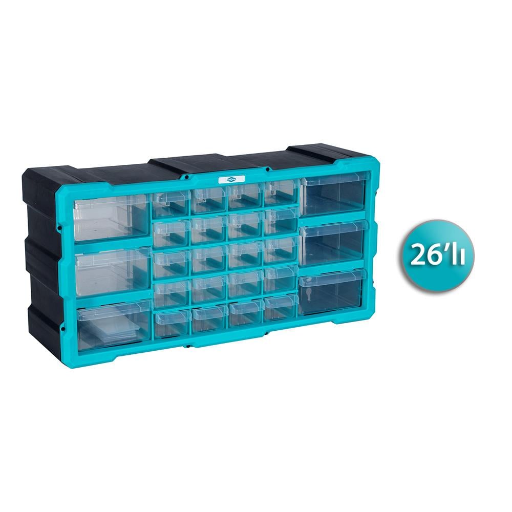 Eurostar KKD5126 Yatay Monoblok Organizer Çekmece Seti 26'lı