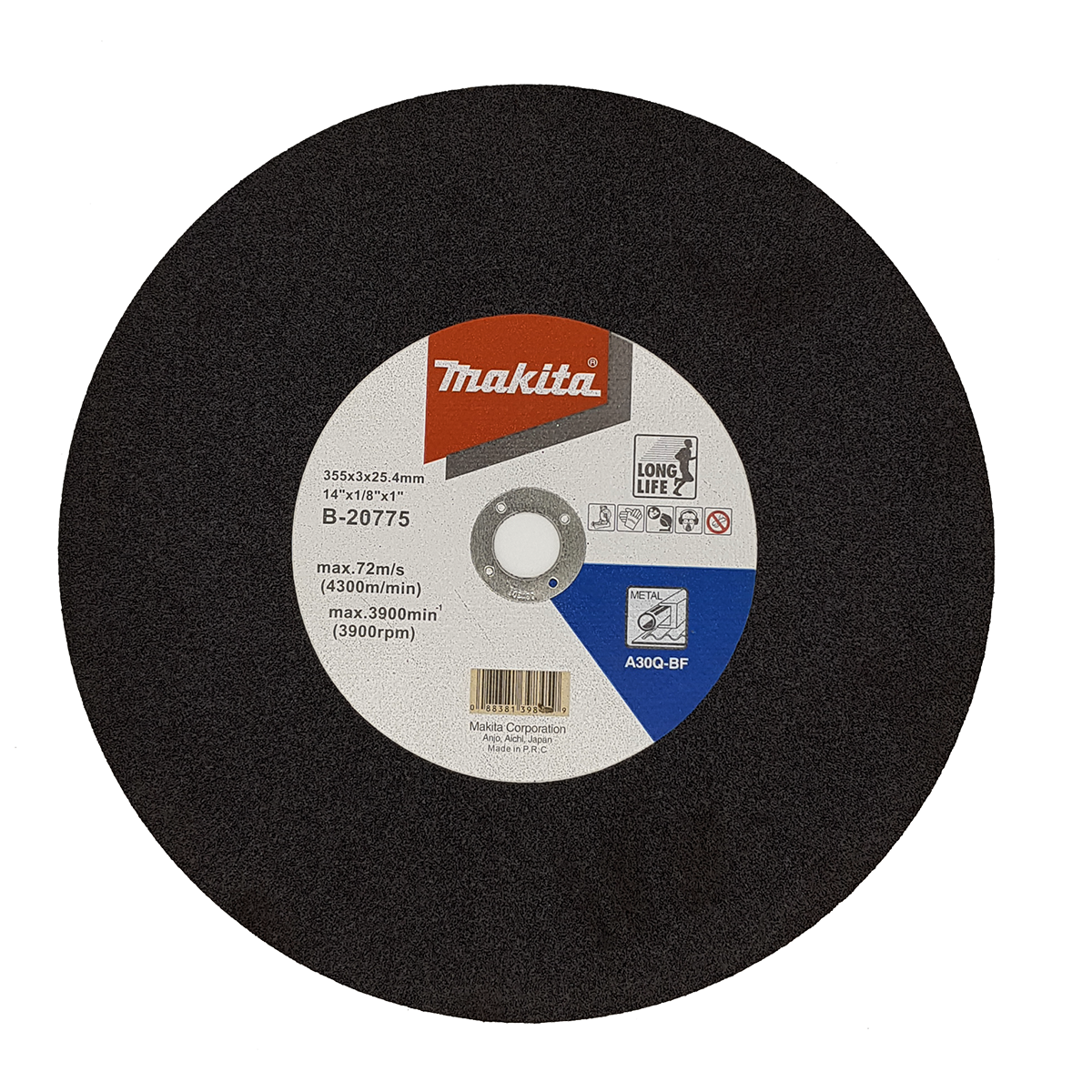 Makita B-20775 Metal Kesme Taşı 355x3.0x25.4 mm