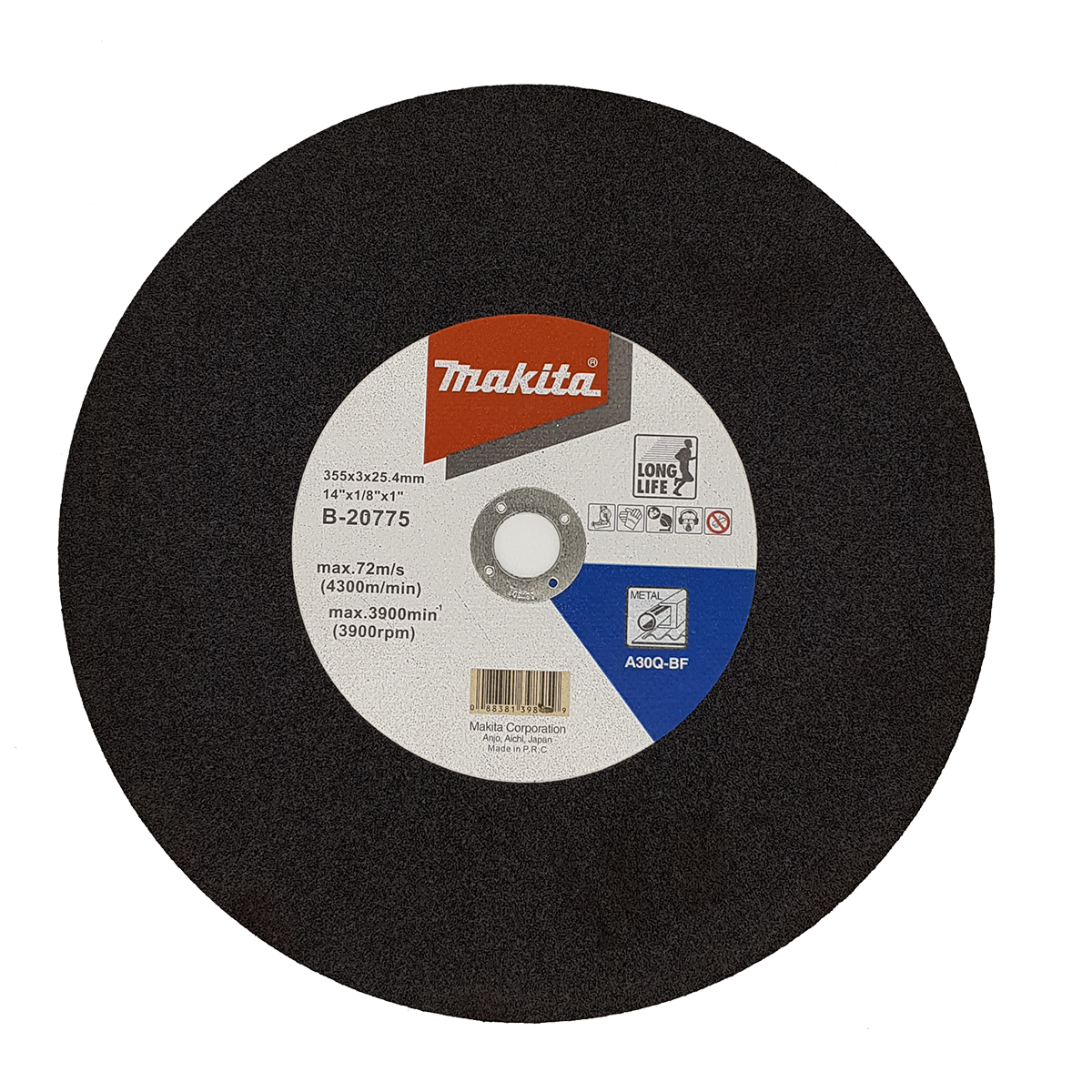 Makita B-20775 Metal Kesme Taşı 355x3.0x25.4 mm