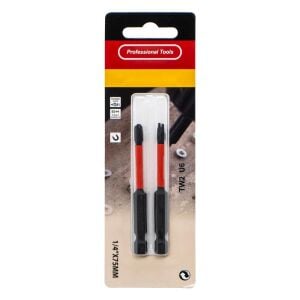 6603 Tri-wing TW2/ U-Shaped U6 Vidalama 2'li Bits Uç Seti 75mm