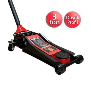 Bigred BIGJKZ3B Alçak Şasi Arabalı Zemin Kriko 3Ton 7.5-50.5cm