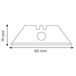 VIP-TEC VT875104 Emniyetli Maket Bıçağı (Metal Gövde) 19 mm