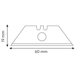 VIP-TEC VT875104 Emniyetli Maket Bıçağı (Metal Gövde) 19 mm
