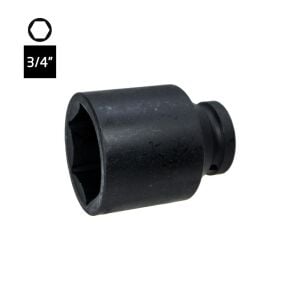 6612 Altı Köşe 3/4'' Havalı Uzun Derin Lokma Anahtar 46 mm