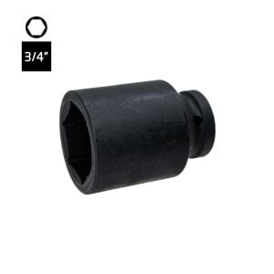 6611 Altı Köşe 3/4'' Havalı Uzun Derin Lokma Anahtar 41 mm