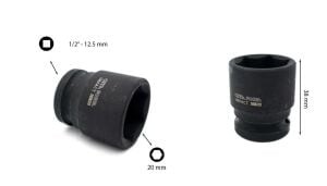 CETA FORM 1/2'' 6 Köşe Havalı Lokma Anahtar 20 mm