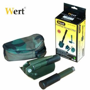 WERT 4190 Mini Teleskopik Katlanır Kamp Kürek