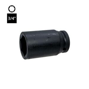 6609 Altı Köşe 3/4'' Havalı Uzun Derin Lokma Anahtar 32 mm