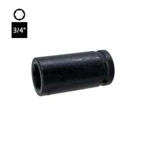 6607 Altı Köşe 3/4'' Havalı Uzun Derin Lokma Anahtar 24 mm