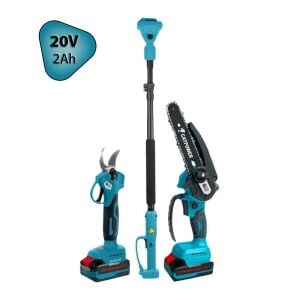 CatPower 1520 Kömürsüz Teleskopik Akülü Dal Budama ve Zincirli Testere 20V 2Ah