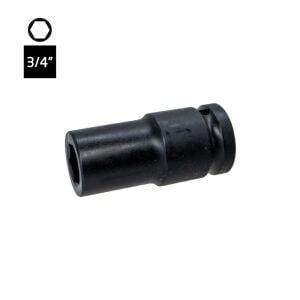 6605 Altı Köşe 3/4'' Havalı Uzun Derin Lokma Anahtar 19 mm