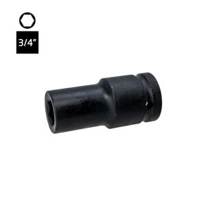 6604 Altı Köşe 3/4'' Havalı Uzun Derin Lokma Anahtar 17 mm