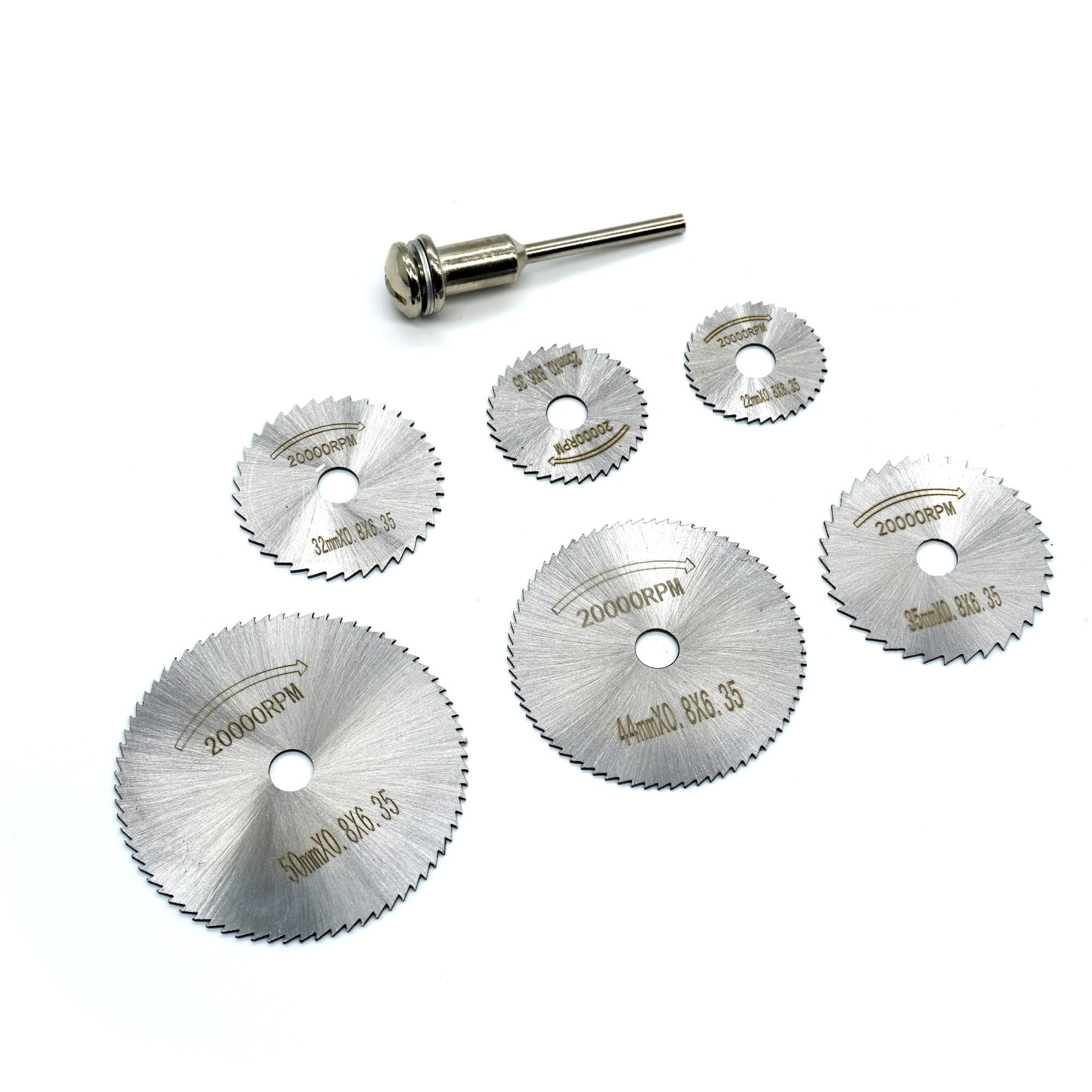 Gravür Makinası Mini Testere Seti 7 Parça 3 mm Sap