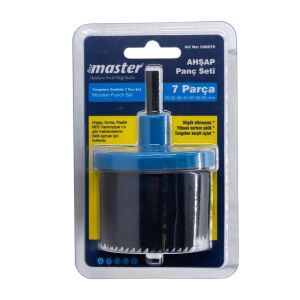 Master 530575 Ahşap Delme Panç Seti 7 Parça