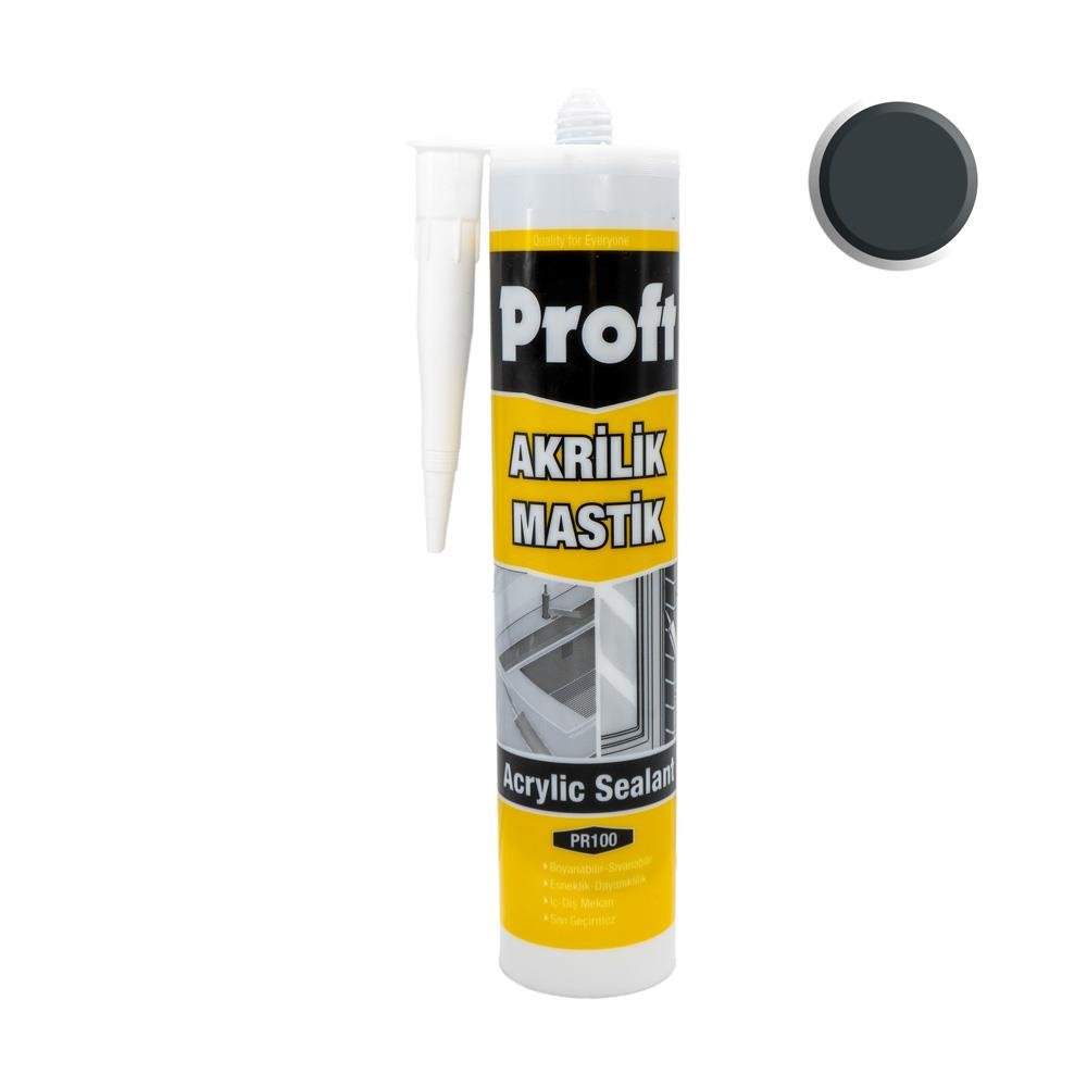 Proft PR100 Akrilik Mastik Antrasit Gri 450 gr
