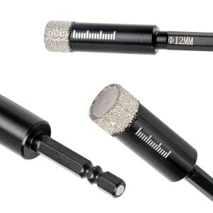 6508 Bits Saplı Cam Seramik Granit Fayans Delme Panç Seti 6 Parça