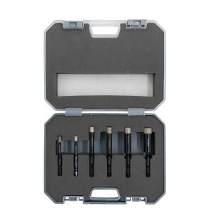 6508 Bits Saplı Cam Seramik Granit Fayans Delme Panç Seti 6 Parça