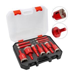 6507 Cam Seramik Granit Fayans Delme Panç Seti 12 Parça