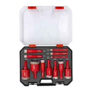 6507 Cam Seramik Granit Fayans Delme Panç Seti 12 Parça