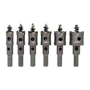 6505 TCT Paslanmaz Metal Delme Elmaslı Panç Seti 6 Parça