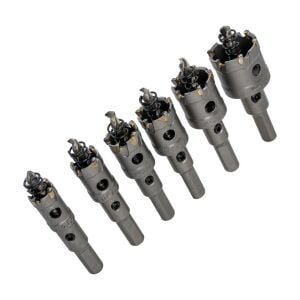 6505 TCT Paslanmaz Metal Delme Elmaslı Panç Seti 6 Parça