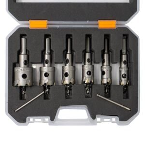 6505 TCT Paslanmaz Metal Delme Elmaslı Panç Seti 6 Parça