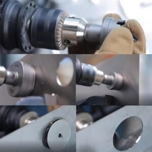 6505 TCT Paslanmaz Metal Delme Elmaslı Panç Seti 6 Parça