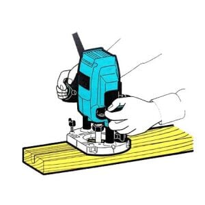 Makita MT Serisi M3601B Dik El Freze Makinası 900 Watt
