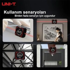 Uni-t LM320E Şarjlı Lazerli Dijital Hassas Açı Ölçer