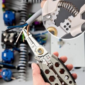 6510 Çok Amaçlı 8 Fonksiyonlu Elektrikçi Kablo Soyma Kesme Pensesi