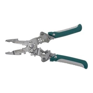 6511 Katlanır Çok Amaçlı 10 Fonksiyonlu Elektrikçi Kablo Soyma Kesme Pensesi