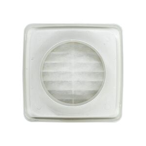 Kare Baca Kapağı Duvar Menfezi 100 mm