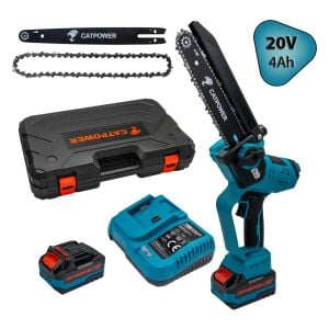 CatPower 1530 Kömürsüz Akülü Zincirli Budama Testeresi 20/25 cm 20V 4Ah