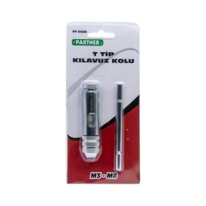 Partner PT21228 T Tip Cırcır Kılavuz Kolu M3-M8