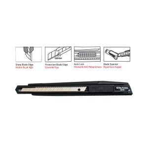 Ceta Form J46CPM Compact Maket Bıçağı (Metal Gövde) - 9 mm