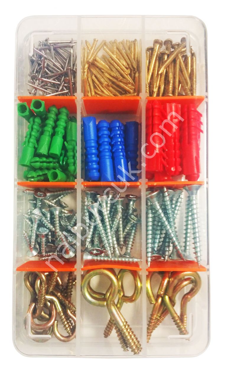 PROBOX 240 Parça Vida Dübel Çivi Montaj Seti