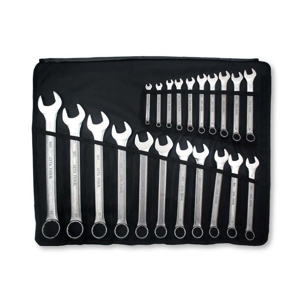 CETA FORM B01-R21 Kombine Anahtar Takımı 21 Parça Bez Çantalı