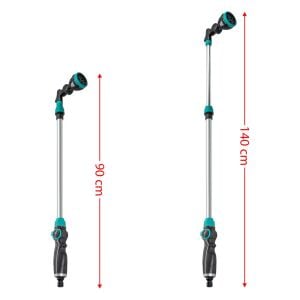 Daye DY2336G Teleskopik Metal Sprey Sulama Çubuğu 10 Fonksiyonlu