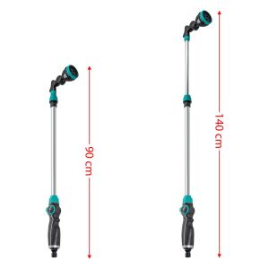 Daye DY2336G Teleskopik Metal Sprey Sulama Çubuğu 10 Fonksiyonlu