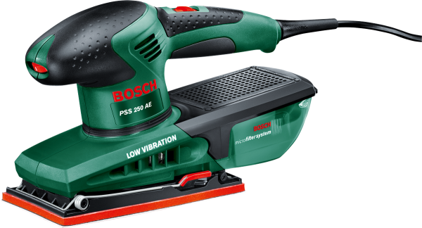 Bosch PSS 250 AE Titreşimli Zımpara Makinası 92x182 mm