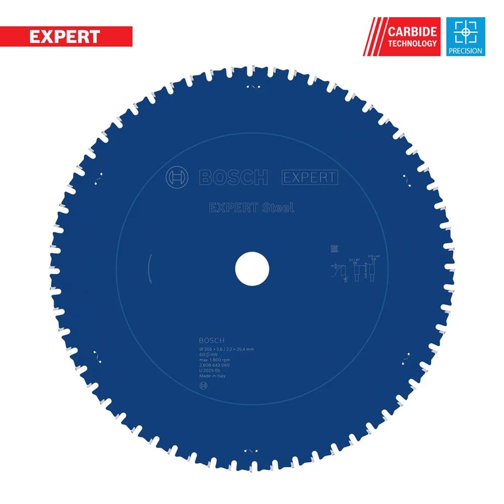Bosch Expert Steel Metal Kesme Daire Testere Bıçağı 305 mm