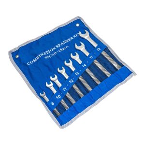 6138 Kombine Anahtar Takımı 8-19 mm 8 Parça (Bez Çantalı)