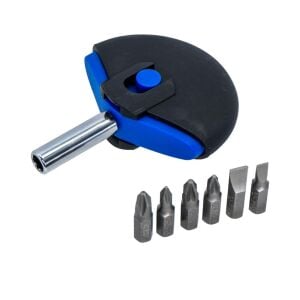 PRO-SCR 03327 Manyetik Yıldız/Düz Bits Uç Vidalama Seti 6 Parça